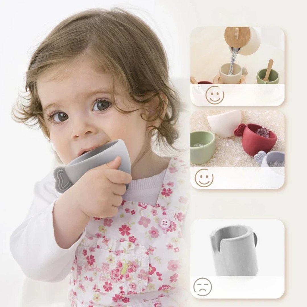 Natural Wooden Silicone Tea Infuser Set - Befez