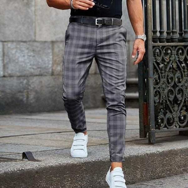 Retro Plaid Trousers