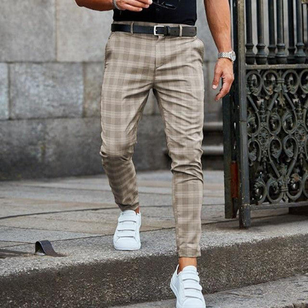 Retro Plaid Trousers
