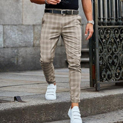 Retro Plaid Trousers