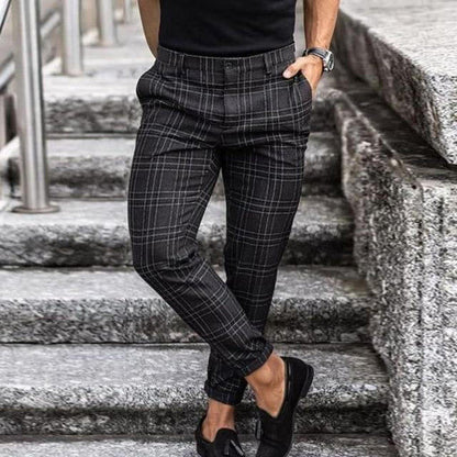 Retro Plaid Trousers