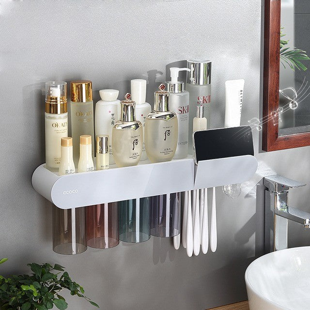 Compact Wall Mounted Shelf Storage Organizer