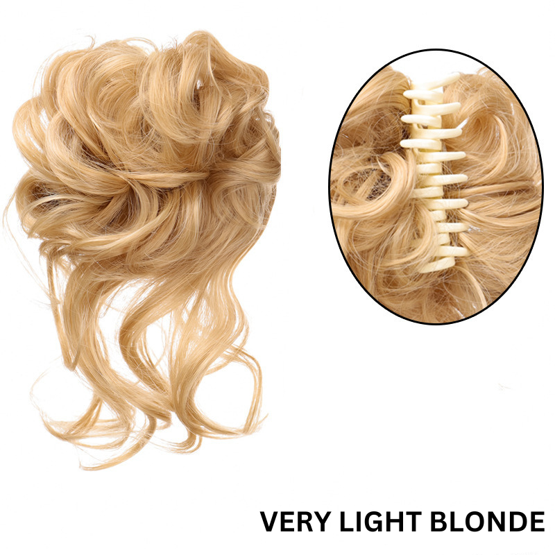 Easy Bun Hair Clip for Curly Hair Natural Look