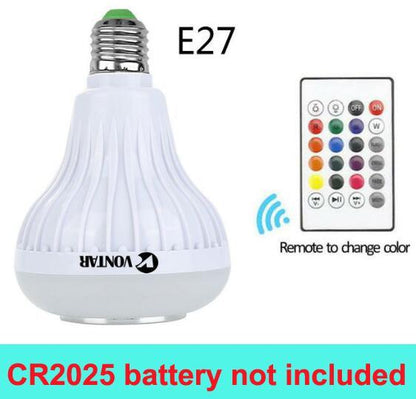 Wireless Bluetooth Smart LED Light Bulb Speaker - Befez