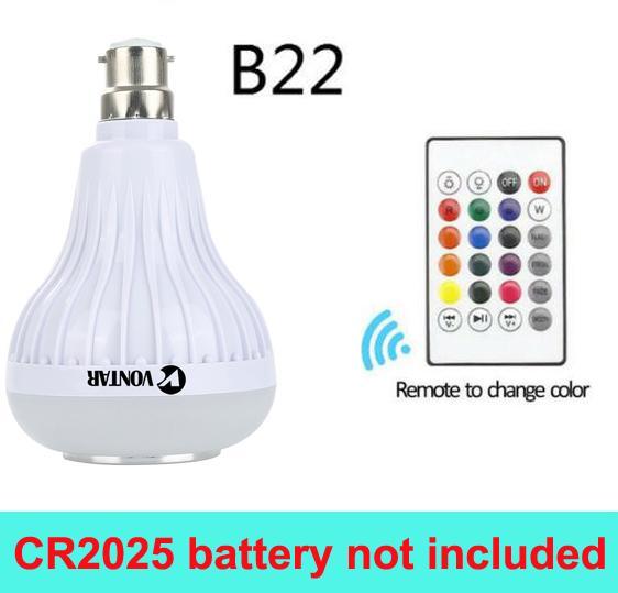 Wireless Bluetooth Smart LED Light Bulb Speaker