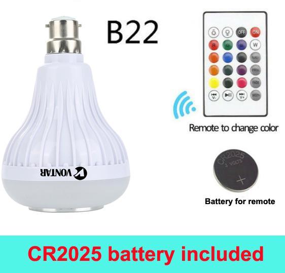 Wireless Bluetooth Smart LED Light Bulb Speaker