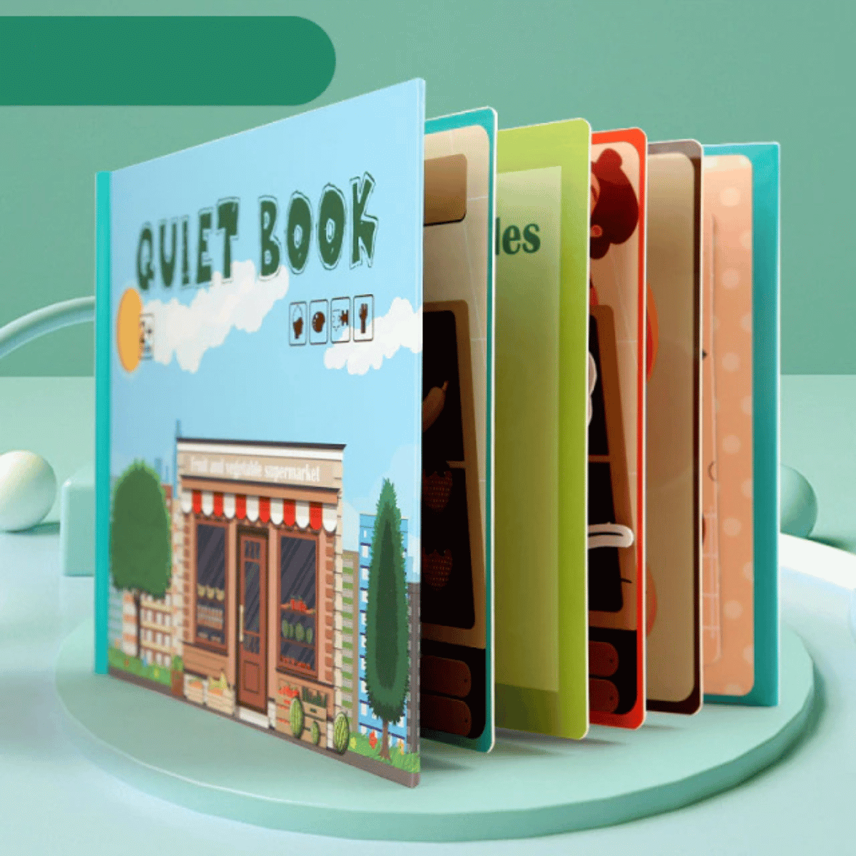Interactive Learning Quiet Book for Kids