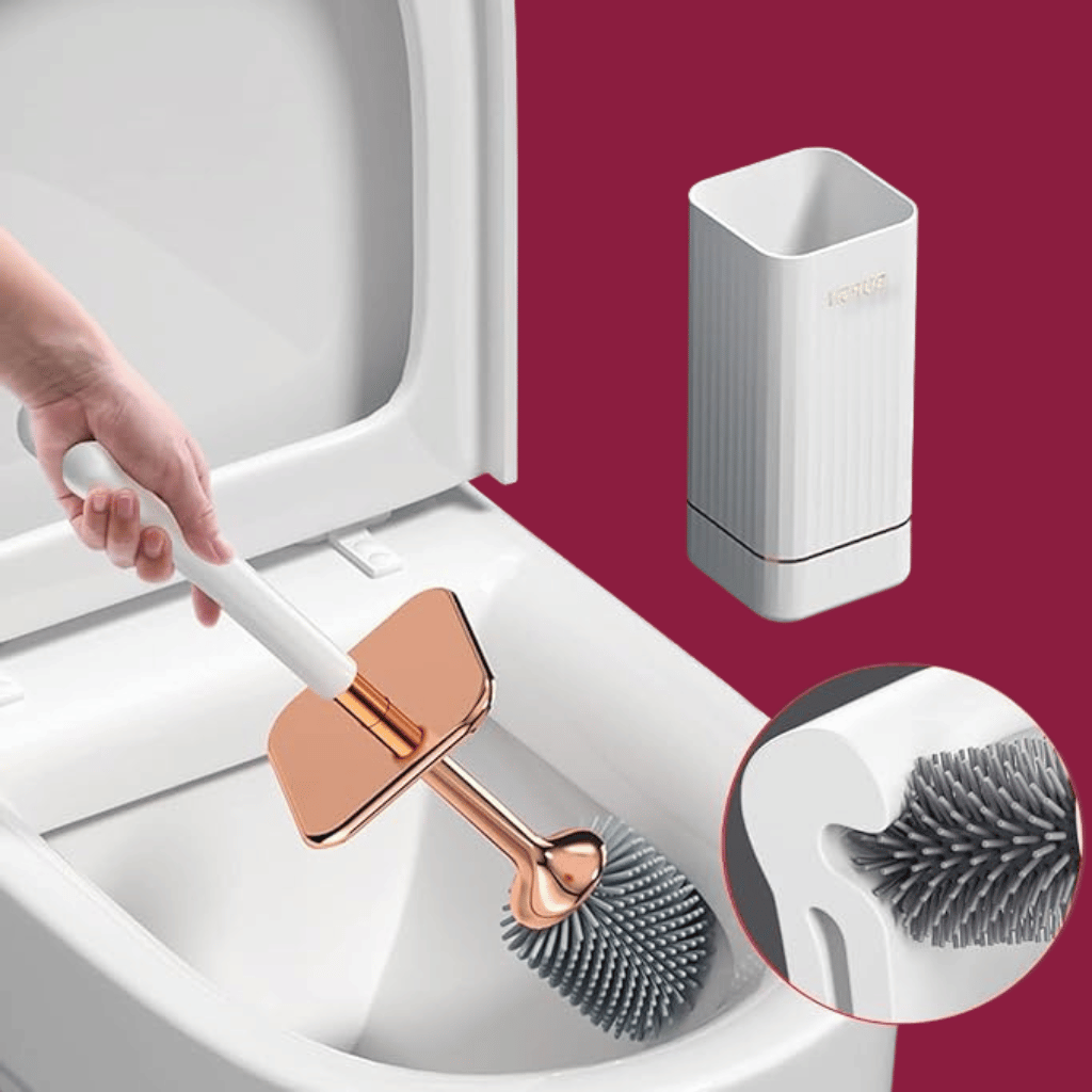 Befez | Slim Flexible Toilet Brush with Easy-Hang Holder