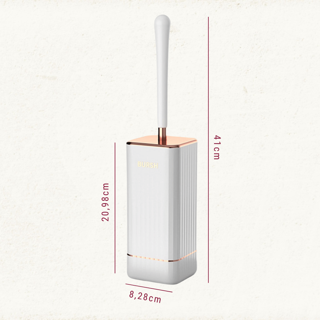 Befez | Slim Flexible Toilet Brush with Easy-Hang Holder