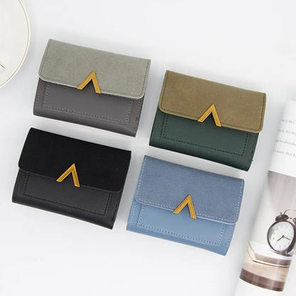 Slim Ladies Leather Card Wallet