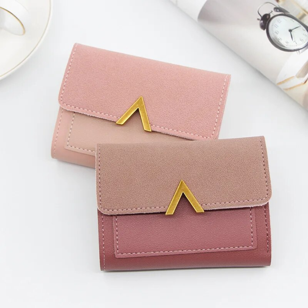 Slim Ladies Leather Card Wallet