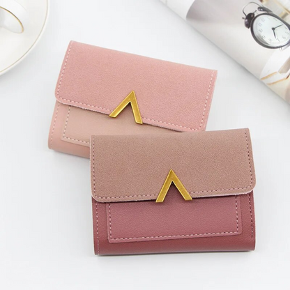 Slim Ladies Leather Card Wallet
