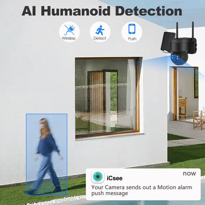 Outdoor Wireless Solar Powered Security Camera