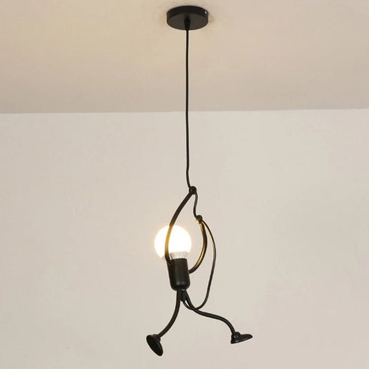 Vintage Metal Superhero Pendant Lamp - Befez