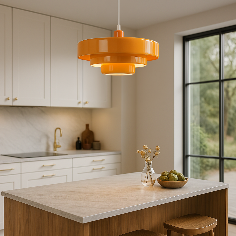Retro Style Pendant Light - Soft LED Industrial Lamp