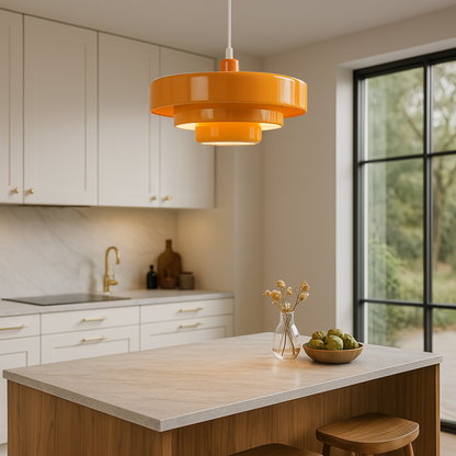 Retro Style Pendant Light - Soft LED Industrial Lamp