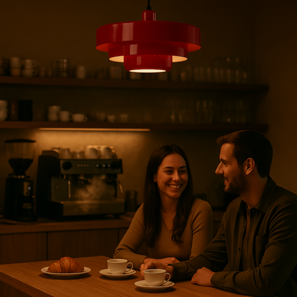 Retro Style Pendant Light - Soft LED Industrial Lamp
