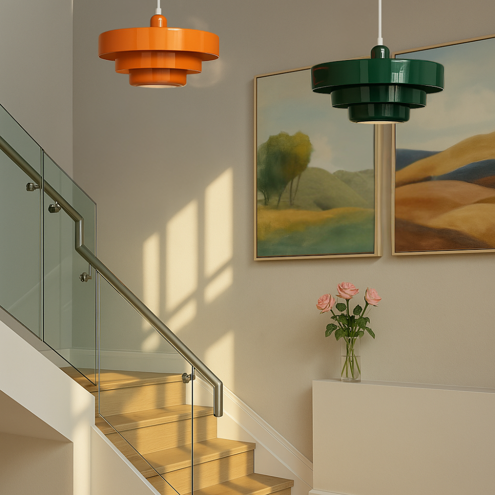 Retro Style Pendant Light - Soft LED Industrial Lamp