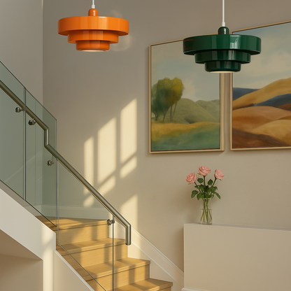 Retro Style Pendant Light - Soft LED Industrial Lamp