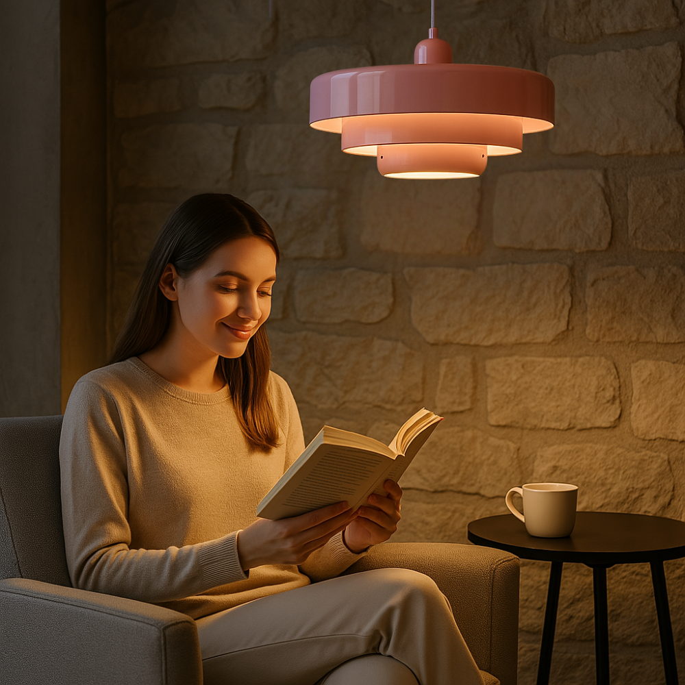Retro Style Pendant Light - Soft LED Industrial Lamp