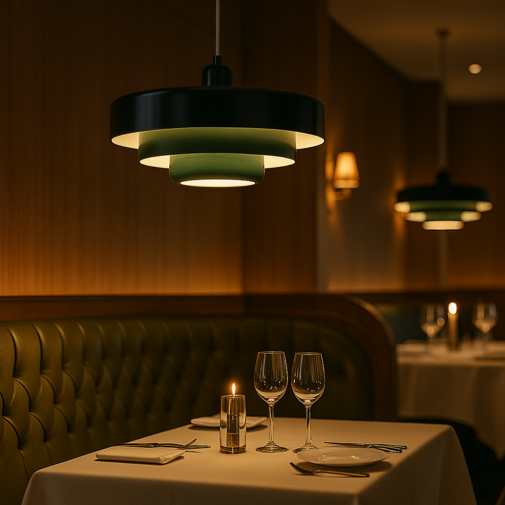 Retro Style Pendant Light - Soft LED Industrial Lamp