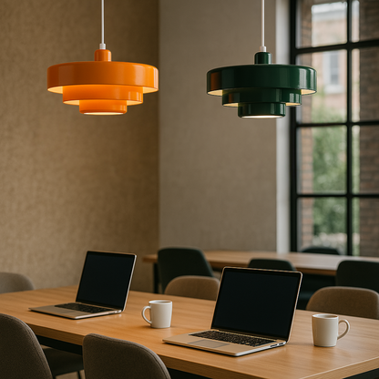 Retro Style Pendant Light - Soft LED Industrial Lamp