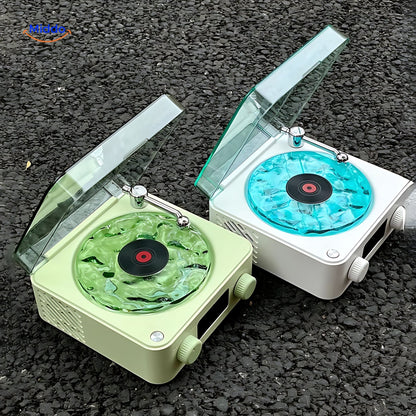LumiSound Turntable Speaker | Classic Music and Colorful Lighting System