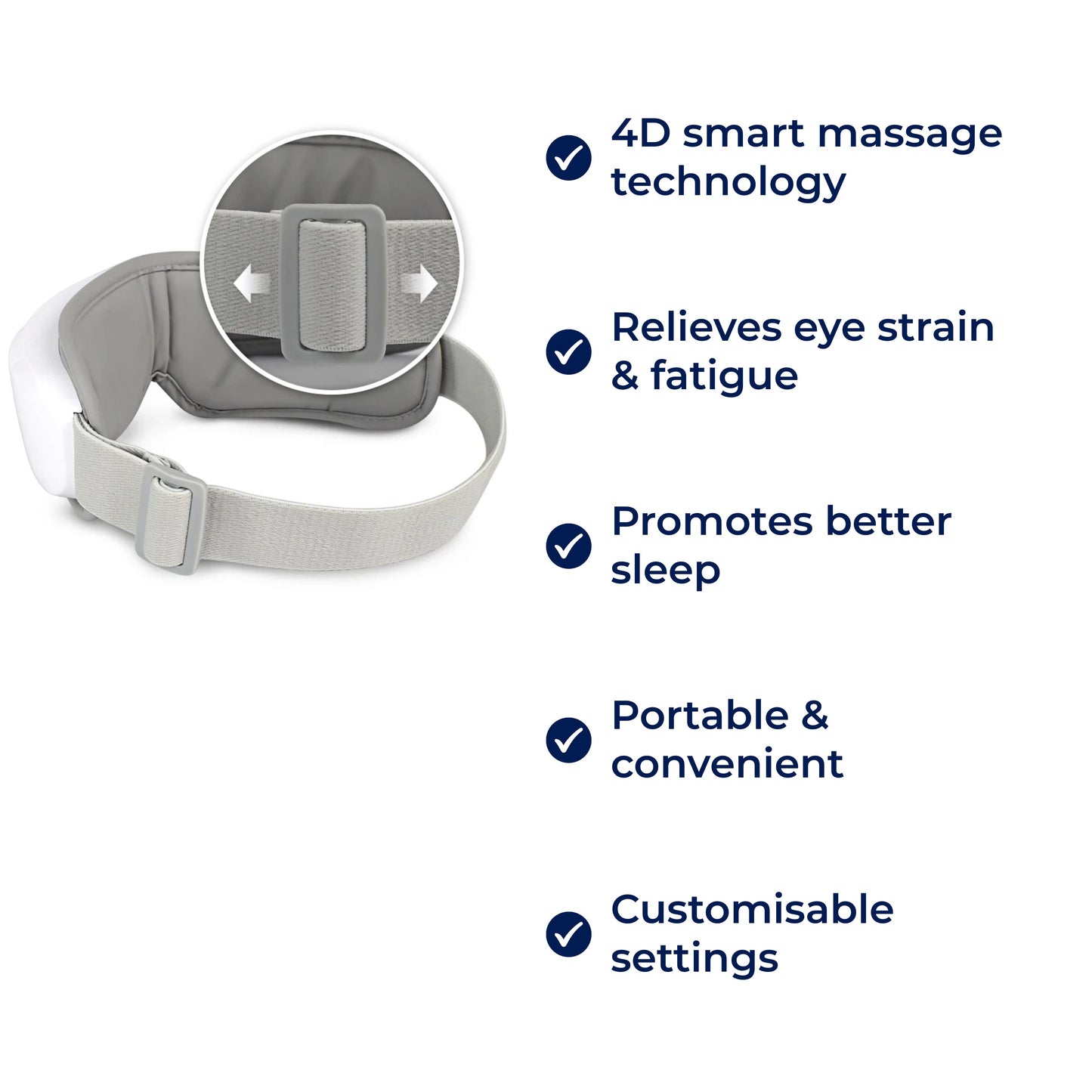 Relaxing Eye Massager with Heat and Vibration Therapy