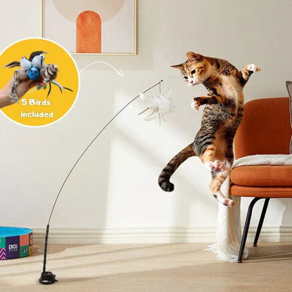 Fun Feather Toy for Cats Interactive Bird - Befez