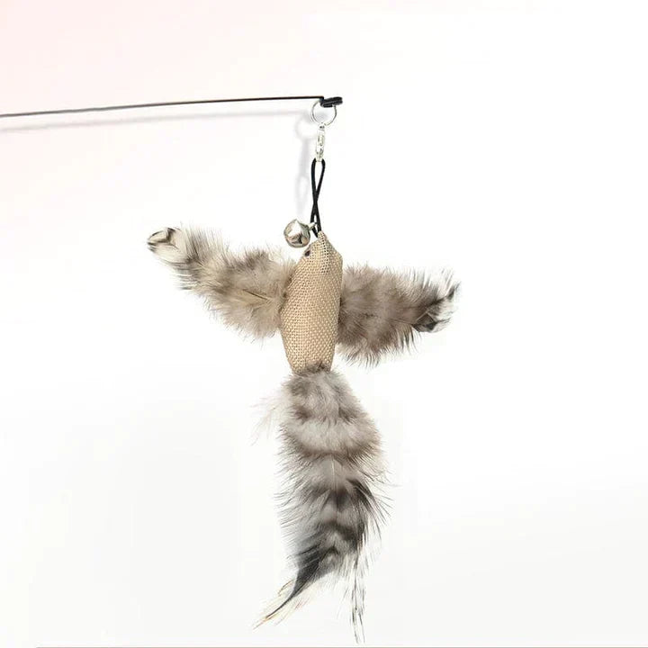 Fun Feather Toy for Cats Interactive Bird