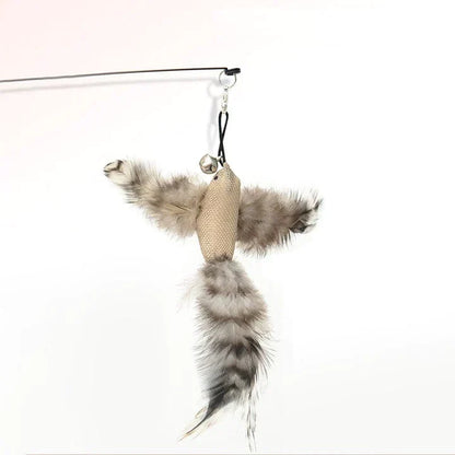 Fun Feather Toy for Cats Interactive Bird