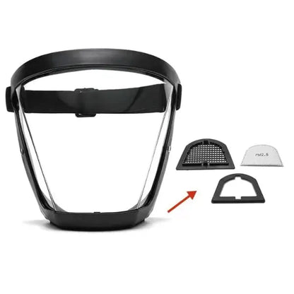 Clear Face Shield Mask with Fog Free Protection