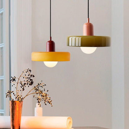 Befez | Vibrant Stained Glass Hanging Lamp for Home Decor