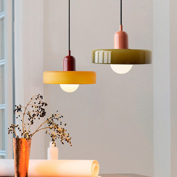 Stylish Glass Pendant Lamp for Modern Dining Rooms