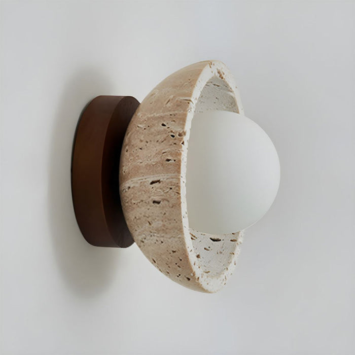 Rustic Stone LED Wall Light