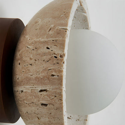 Rustic Stone LED Wall Light