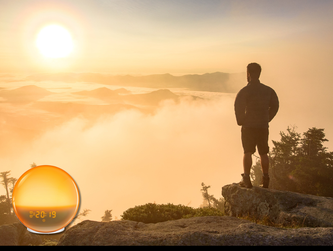 Smart Wake Up Light Alarm Clock with Sunrise Simulation