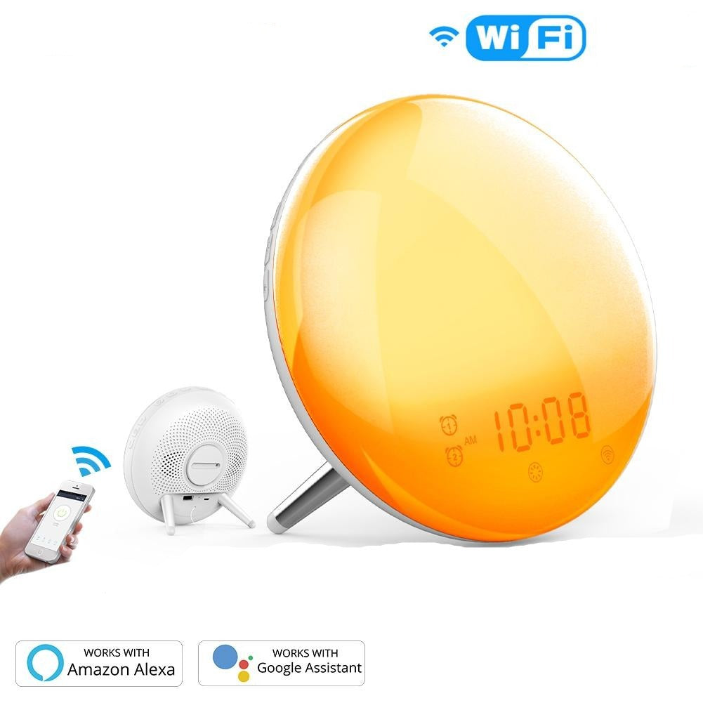 Smart Sunrise Alarm Clock for Gentle Wake Up