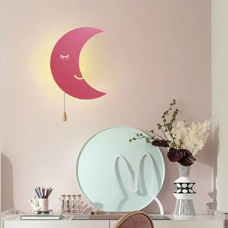 Contemporary Moon Wall Light - Elegant Home Lamp