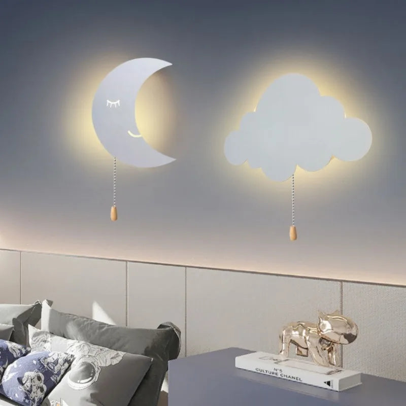 Contemporary Moon Wall Light - Elegant Home Lamp