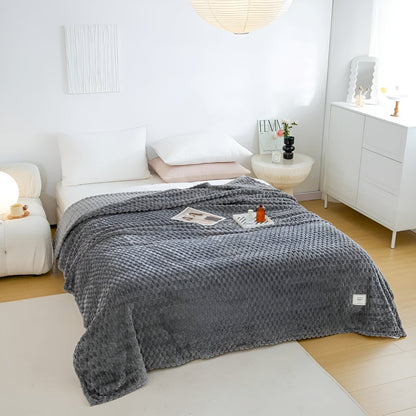Soft Plush Microfleece Blanket for Cozy Warmth