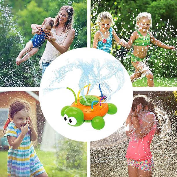 Colorful Turtle Lawn Sprinkler for Kids and Pets - Befez