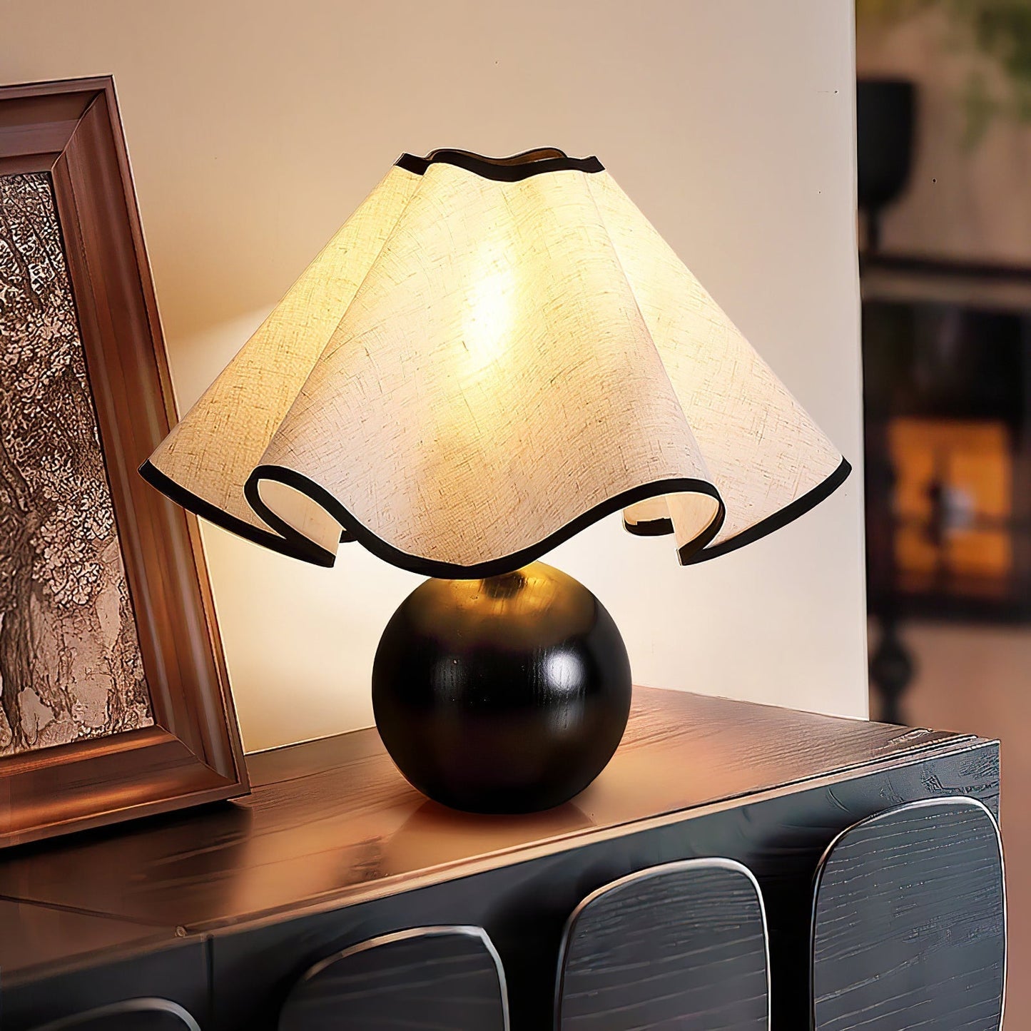 Stylish Table Lamp with Warm Ambient Light