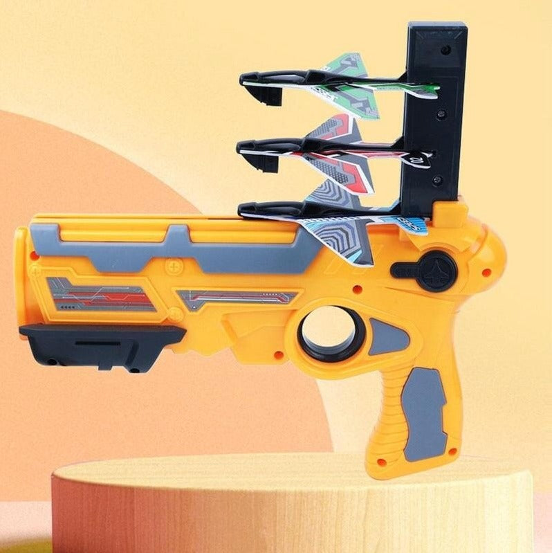 Flying Toy Launcher - Kids Airplane Catapult Set