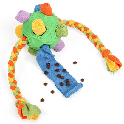 2-in-1 Tough Interactive Dog Toy