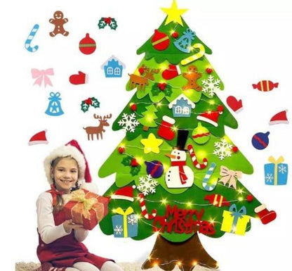 Colorful DIY Felt Christmas Tree Kit - Befez