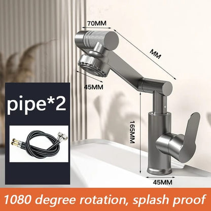 Stylish Temperature Control Bathroom Sink Faucet