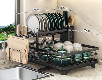 Compact Folding Dish Rack