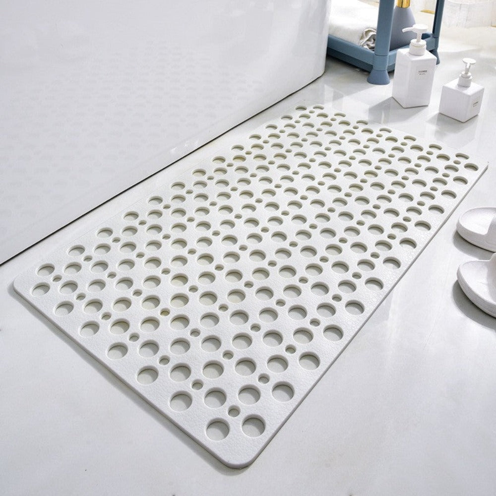 Anti-Slip Shower Mat with Suction Cups and Fast Dry Design