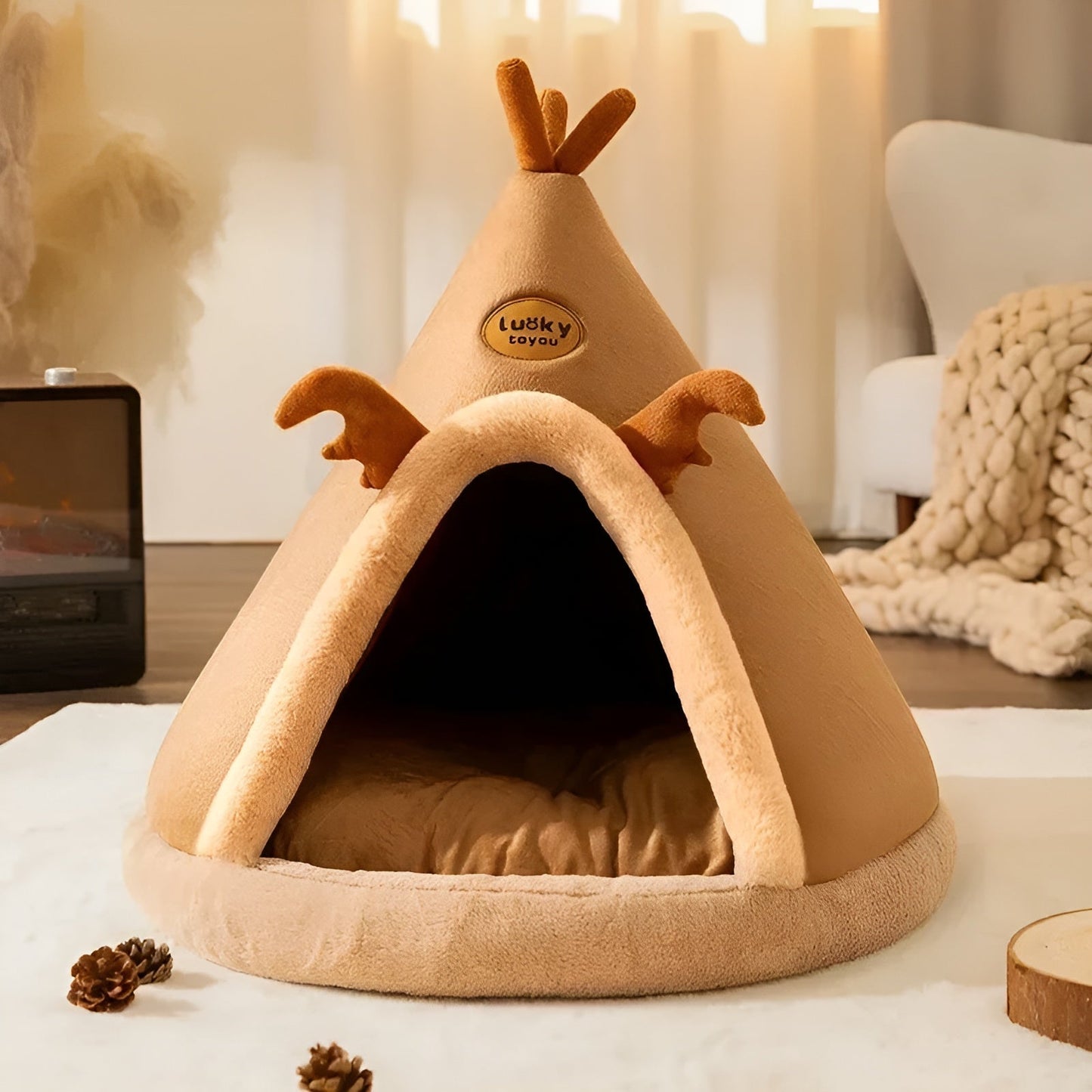 Comfy Pet Playhouse - Cozy Cat Hut